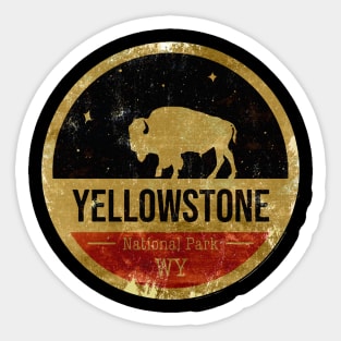 Yellowstone National Park Fresh Retro Sticker